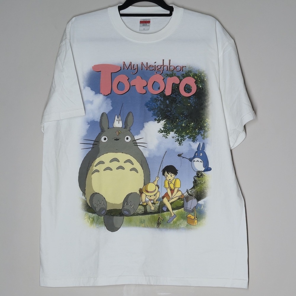 RARE My Neighbor Totoro Mens XL Studio Ghibli Anime AOP T-Shirt Double-Sided